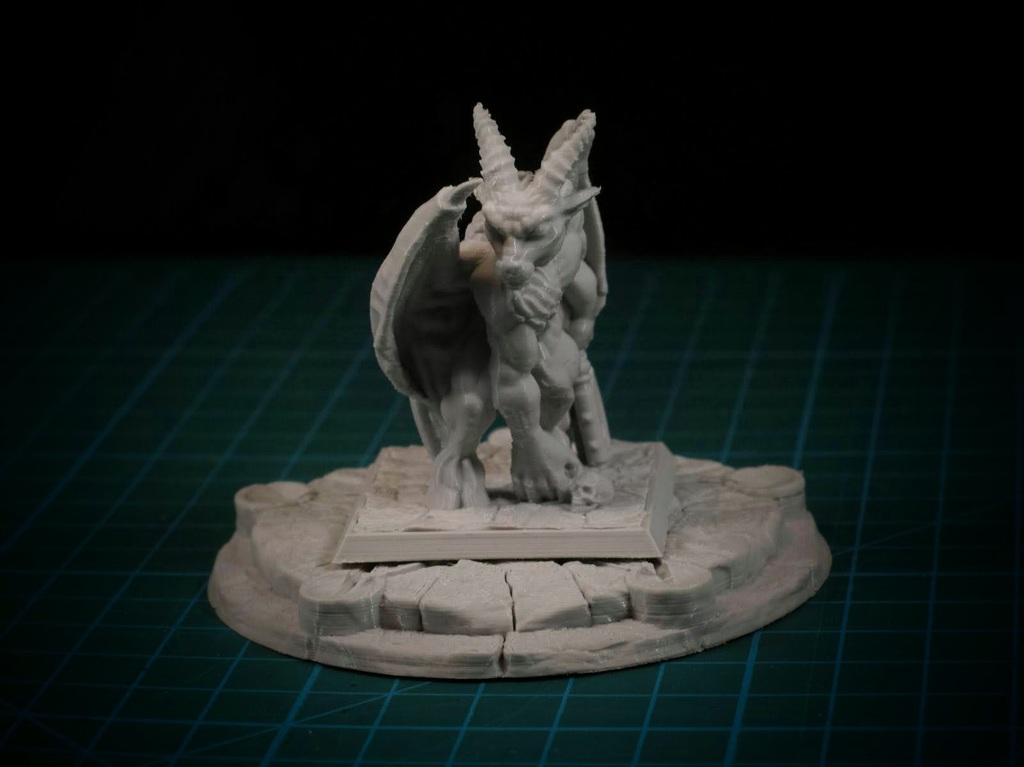 Pentagram stone circle (supportless, FDM friendly) — 3