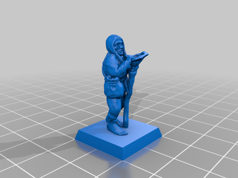 Beggar 28mm (supportless, FDM friendly) — 5