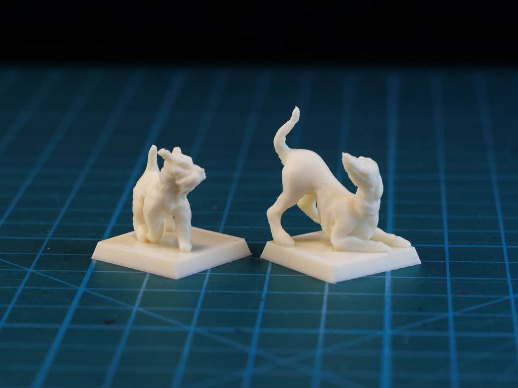 Dog companion 28mm (no supports, FDM) — 3