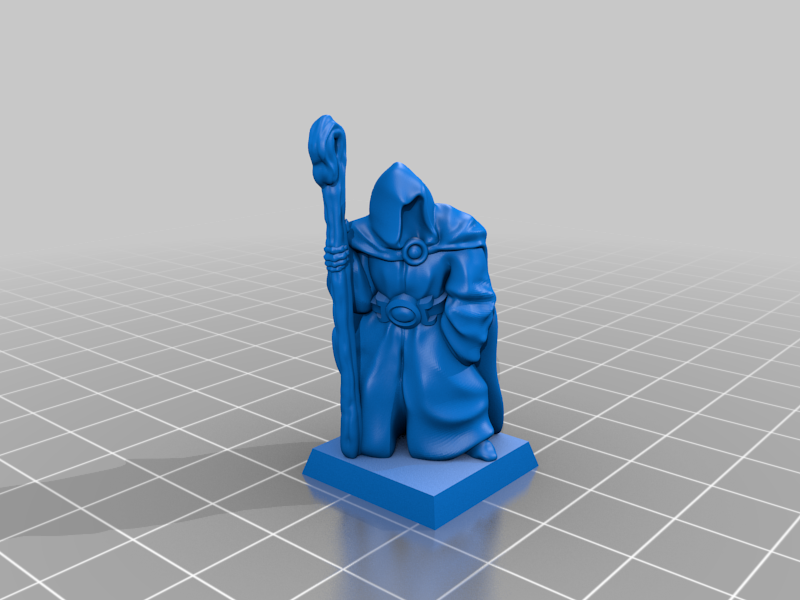 Hooded Stranger 28mm (No supports, FDM) — 3