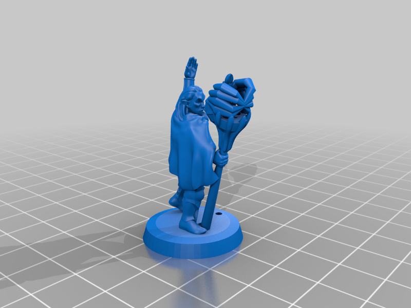 Dark Elf Sorcerer LED 28mm (FDM, no supports) — 4