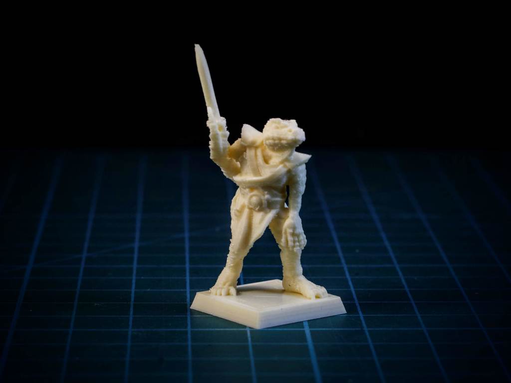 Lizardman 28mm (No supports, FDM friendly) — 2