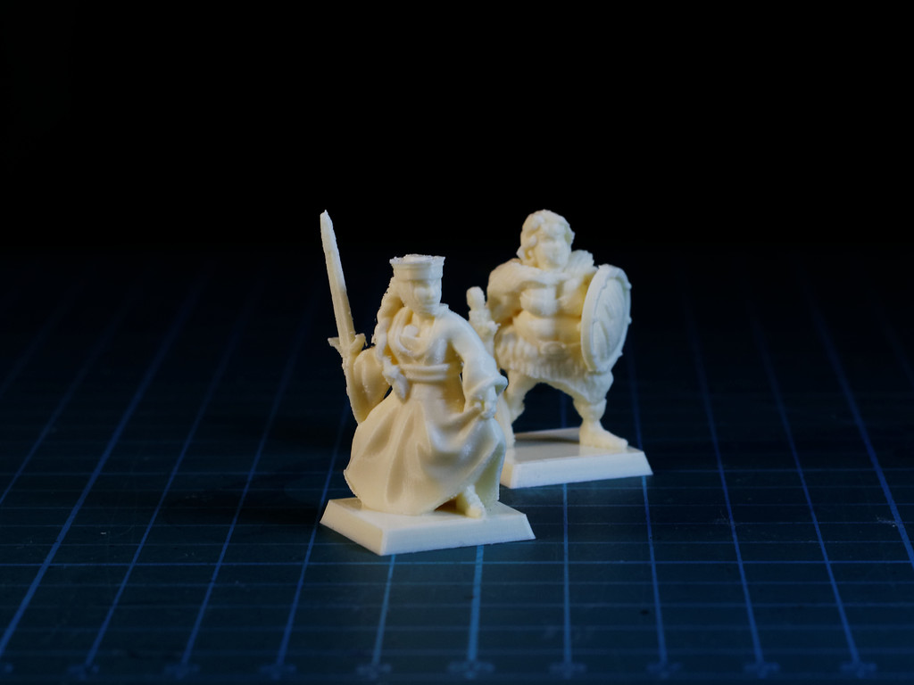 Warrior Maiden 28mm (No supports needed) — 2