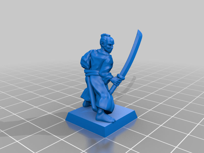 Samurai 28mm (no supports needed) — 3