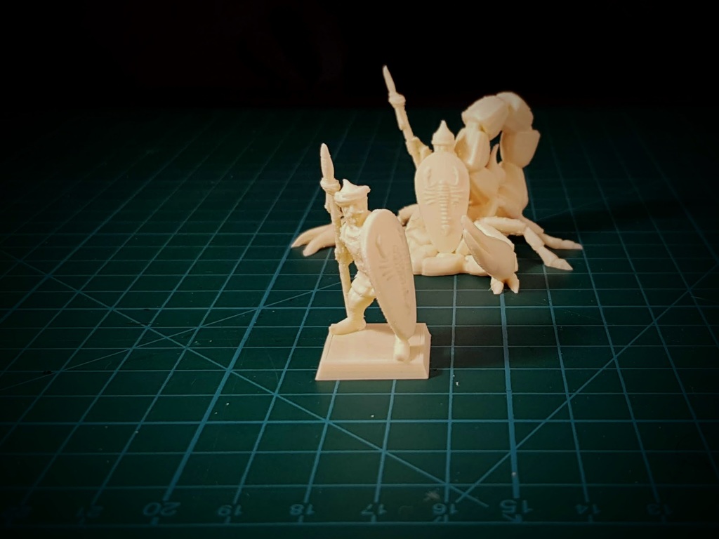 Saracen spearman 28mm (no supports needed) — 3