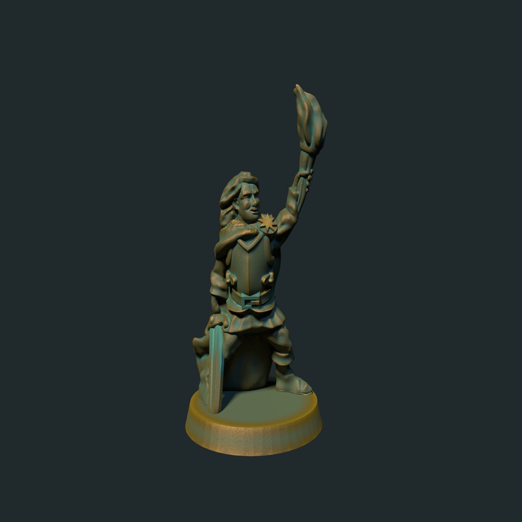 Generic Adventurer 28mm (No supports needed)
