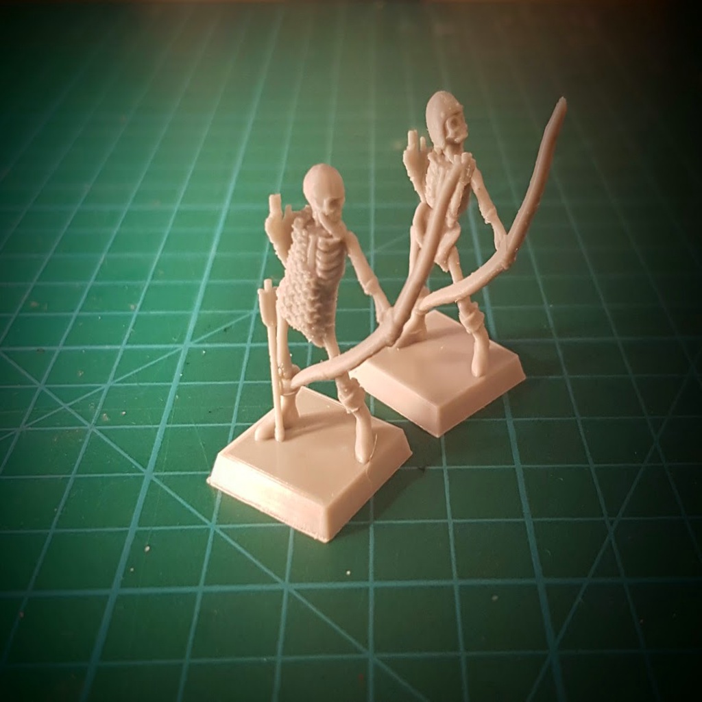 Skeleton Archer 28mm (no supports needed) — 2