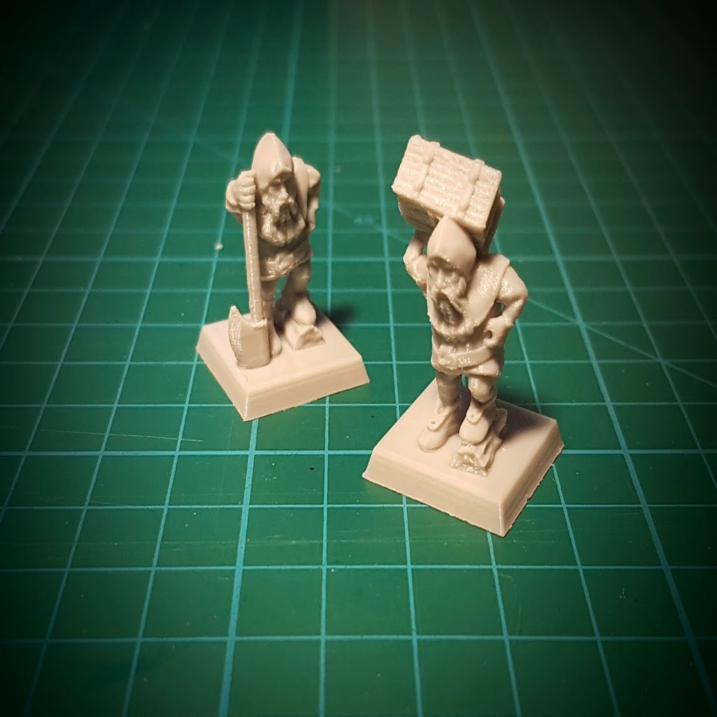 Dwarf porter 28mm (no supports needed) — 2