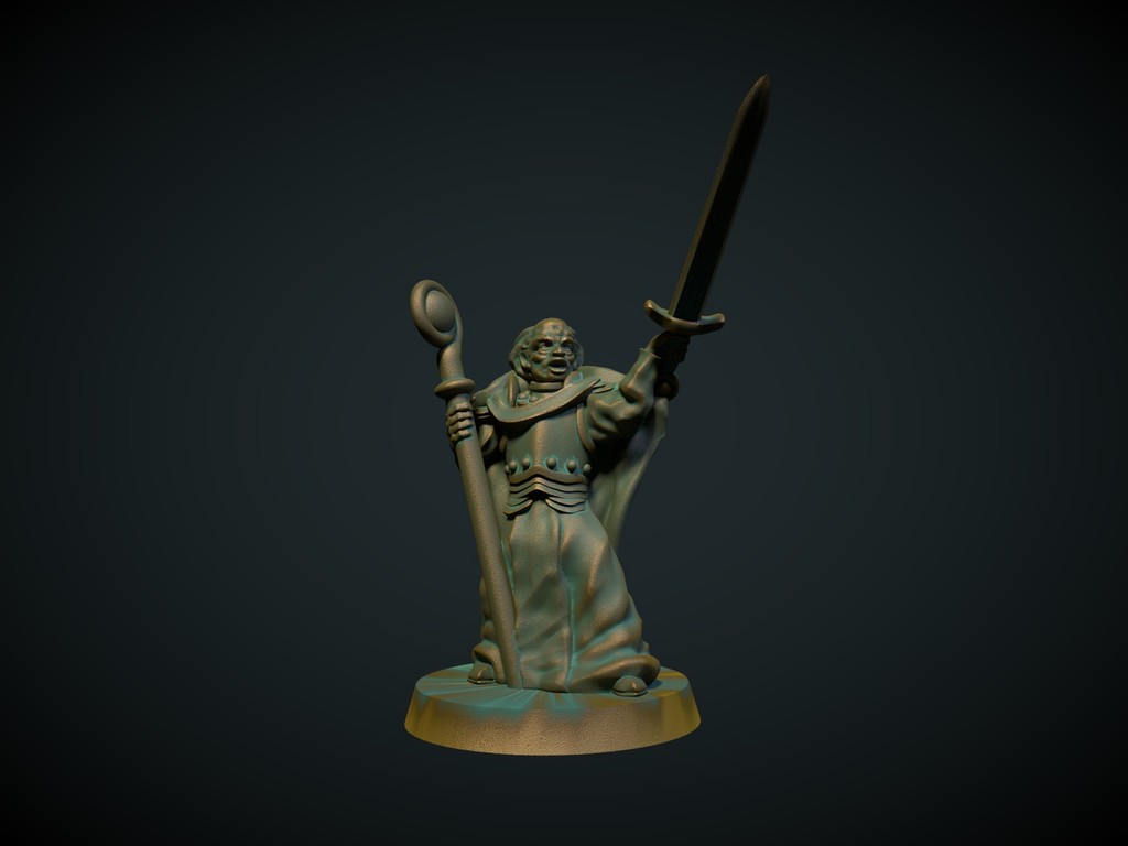 Battle Priest 28mm (No supports)