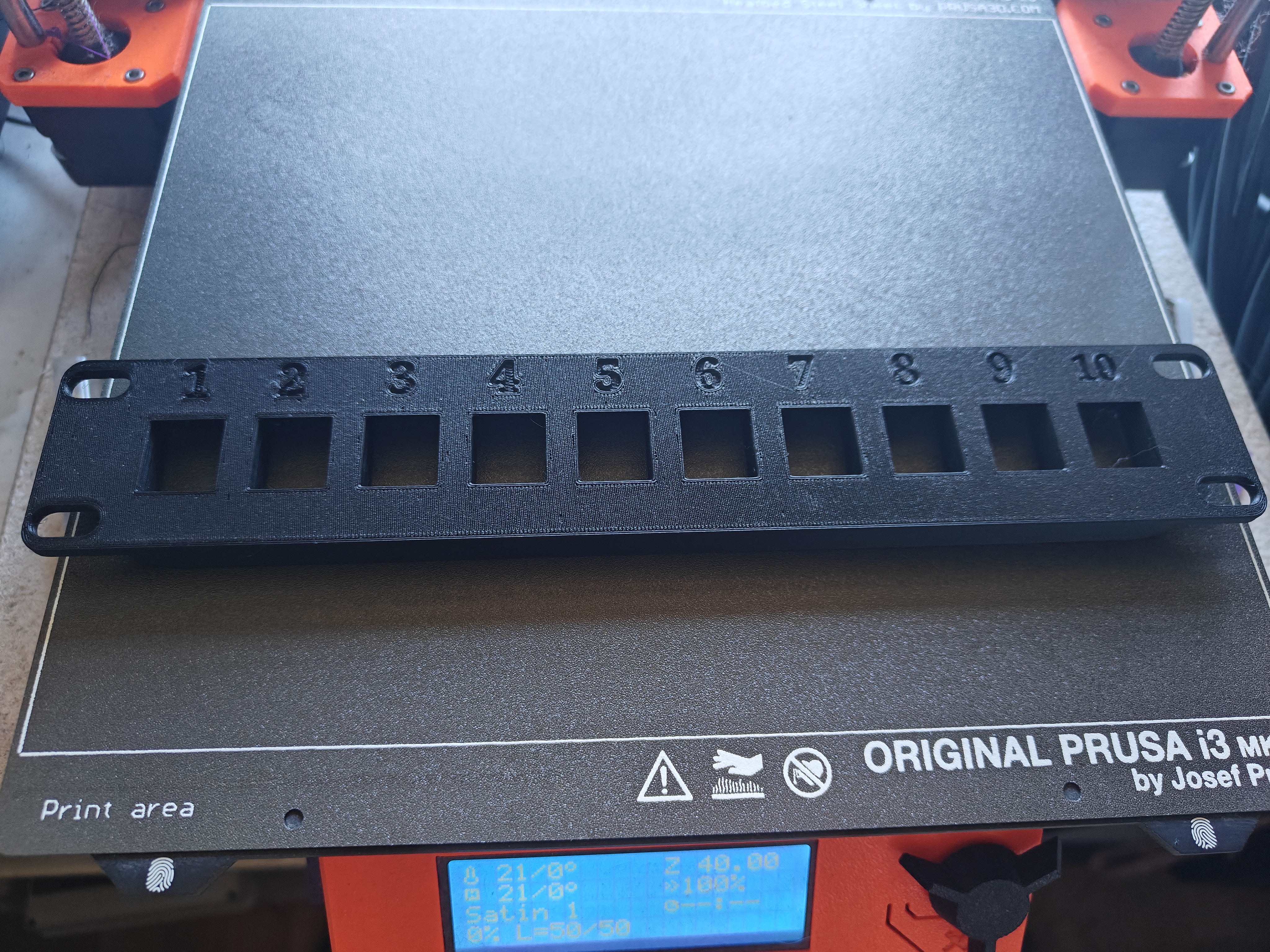 10 inch patchpanel numbered
