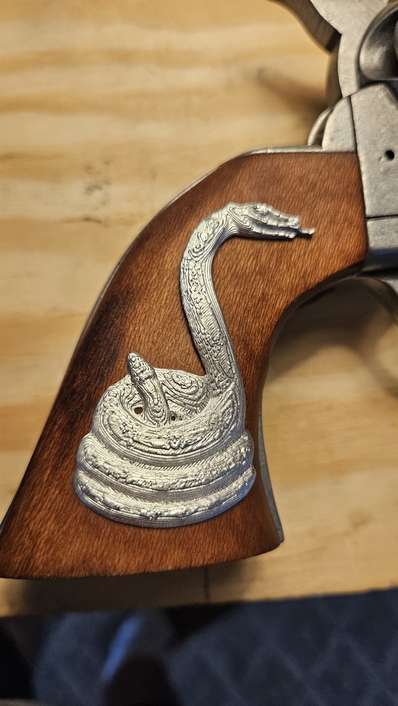 Man with no name trilogy snakes for gun handles