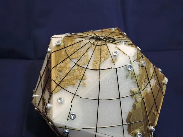 Printed Dymaxion Map