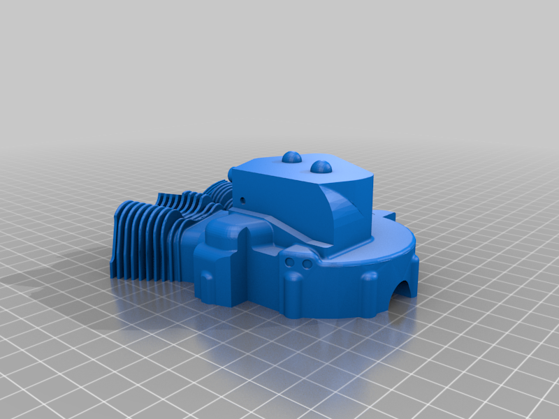 Miniatura 7 do modelo 3D Harley Evolution Engine - Resized and Accessorized
