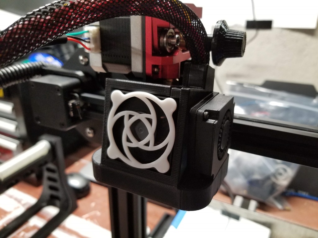 Press-In Fibonacci Spiral Fan Grille