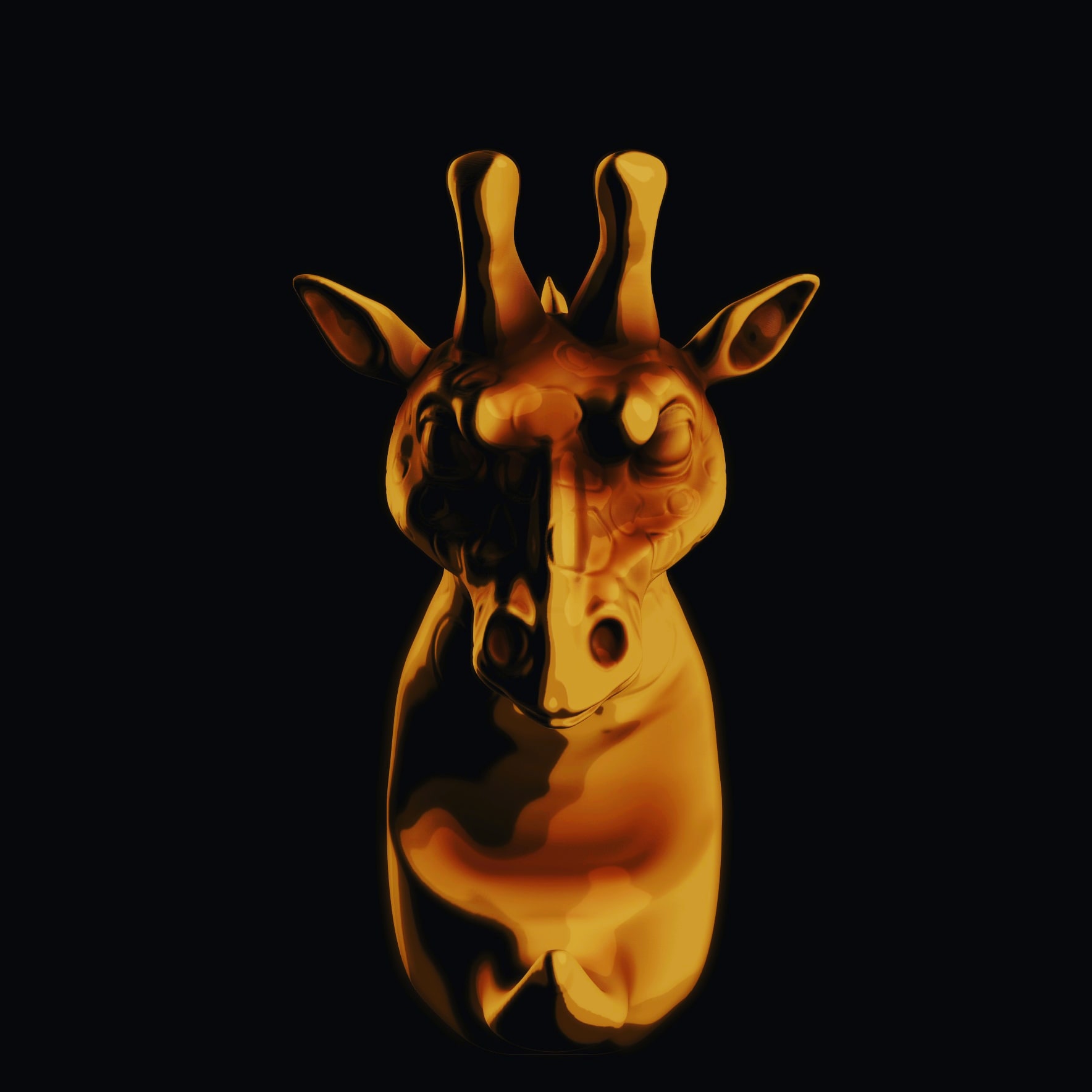 Miniatura 2 do modelo 3D Giraffe towel hook
