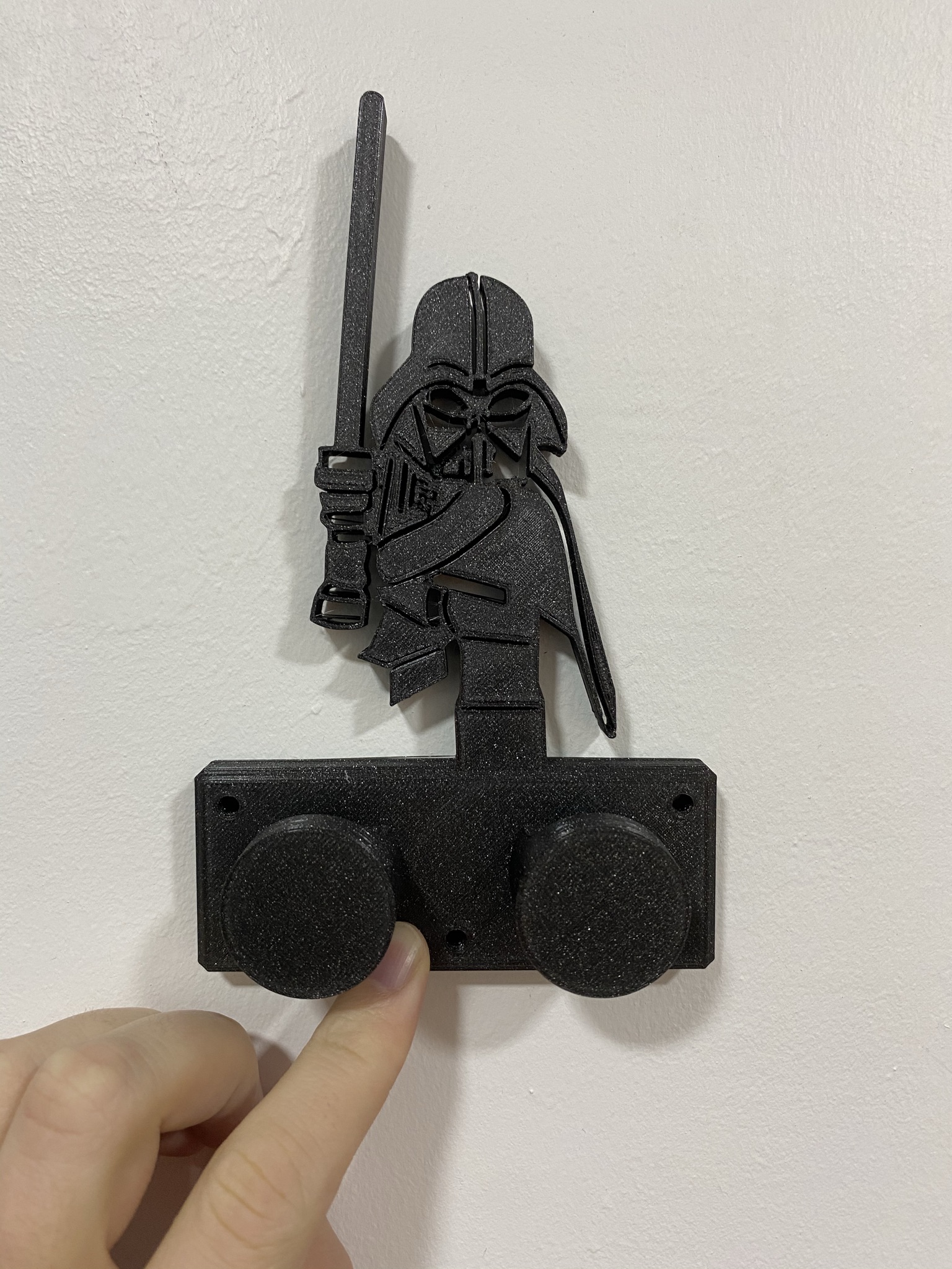 Darth Vader wall hangers (lego version)