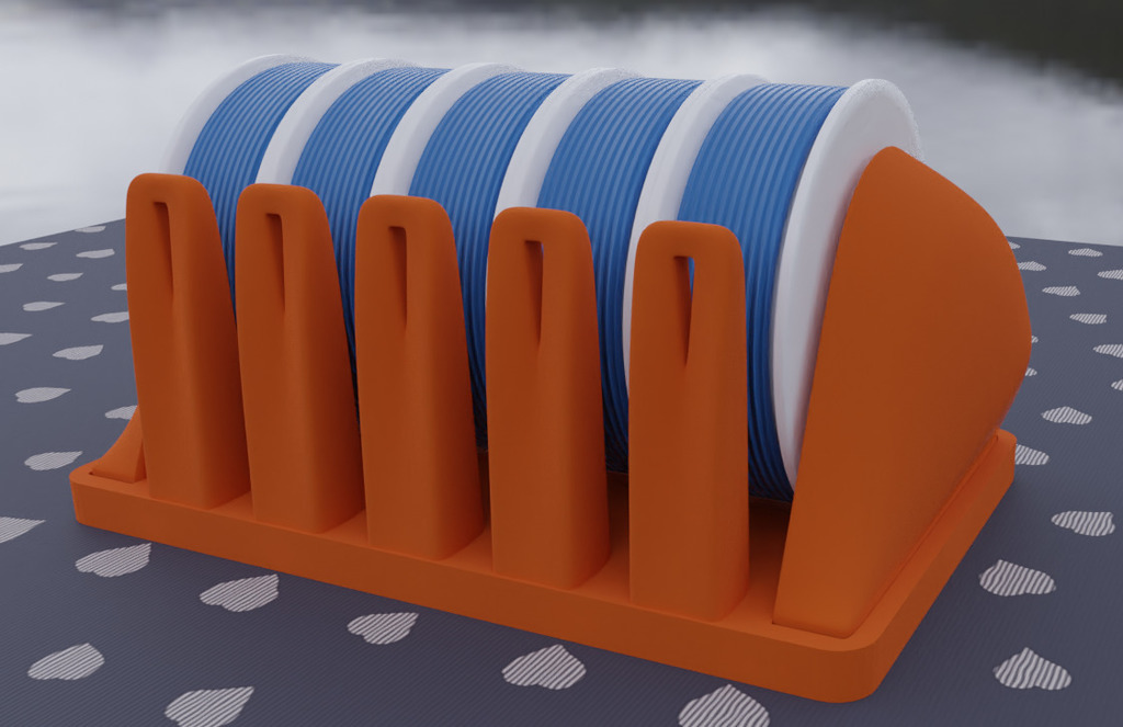 Miniatura 2 do modelo 3D Electric wire spools holder