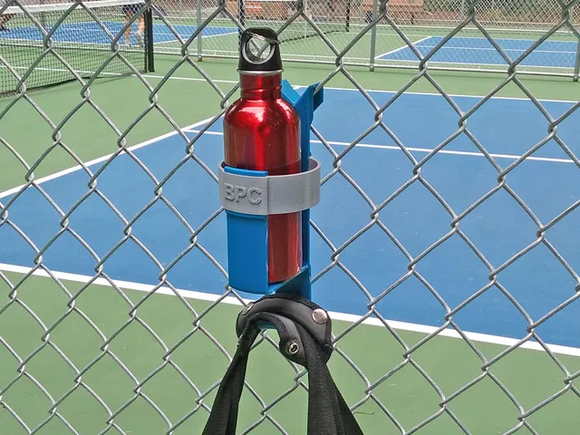 Chainlink Fence Bag Hook & Bottle Holder (Improved)