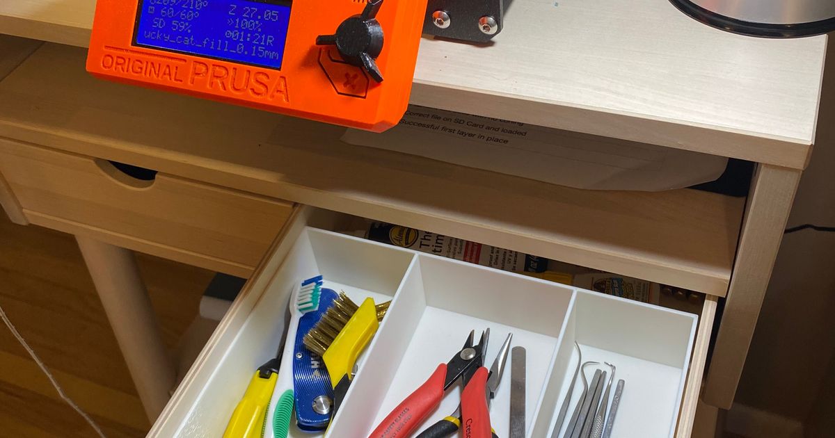 Ikea Knotten Standing Desk Drawer Organizer by radiojack Download