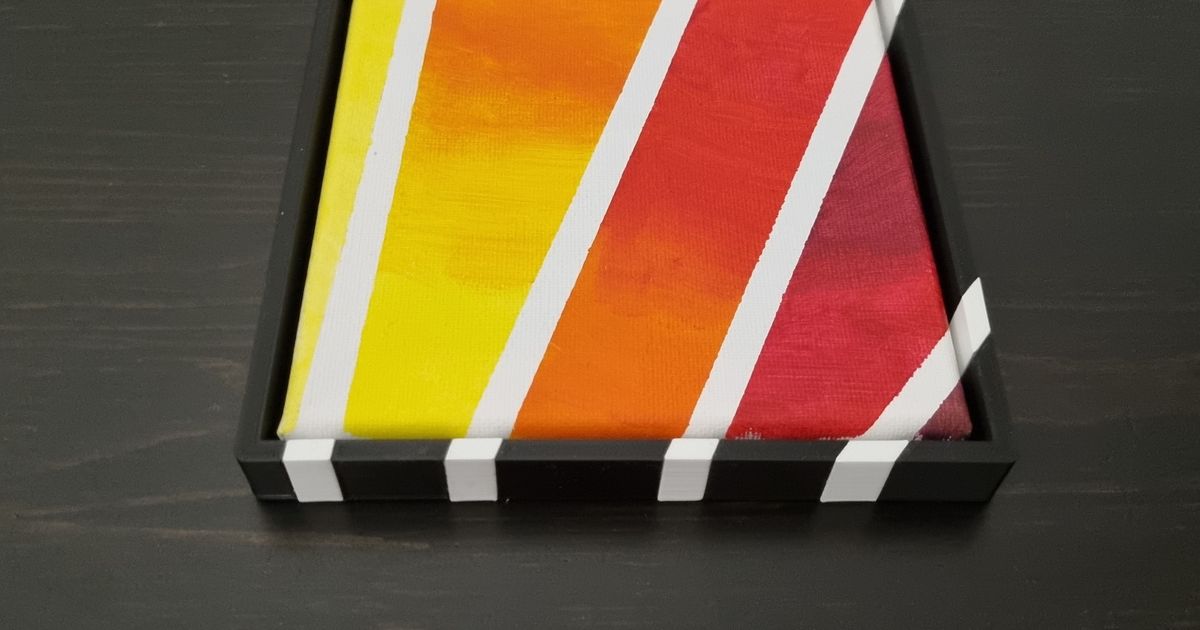 Custom made paint frame by MatMake | Download free STL model ...