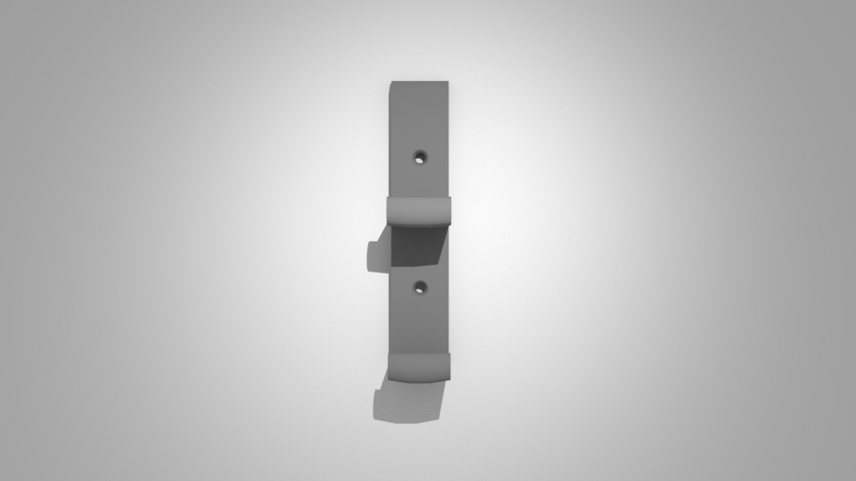 Double hook wall by Zouïguy Download free STL model