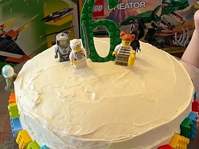Lego Style Cake Topper Numbers
