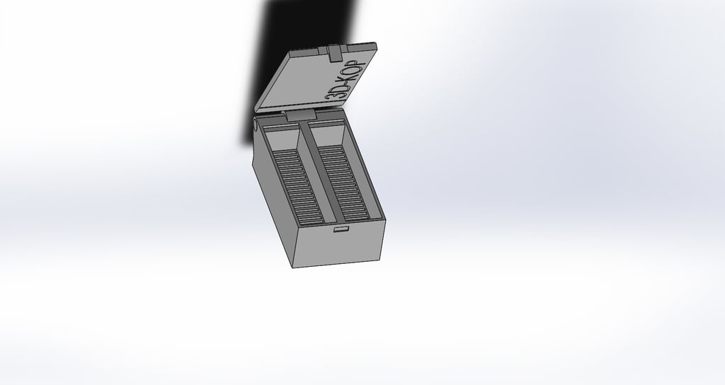 Miniatura 2 do modelo 3D MicroSD Box