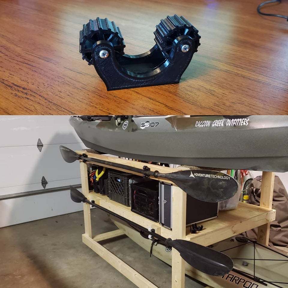 Rotary Grip Paddle/Tool Holder - TPU/PETG