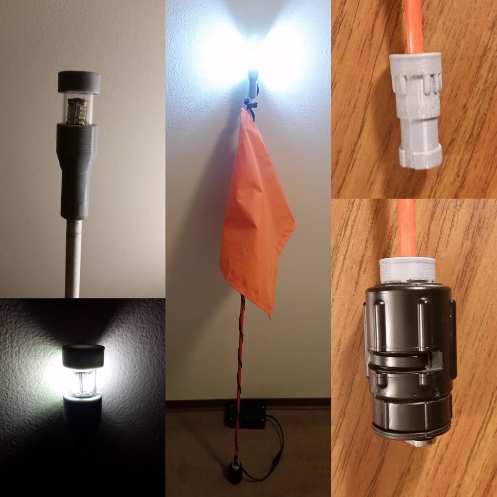 DIY Kayak Safety Flag and Light