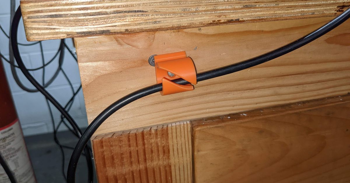 Cable/Wire Guide for Moving Wire by kaje Download free STL model