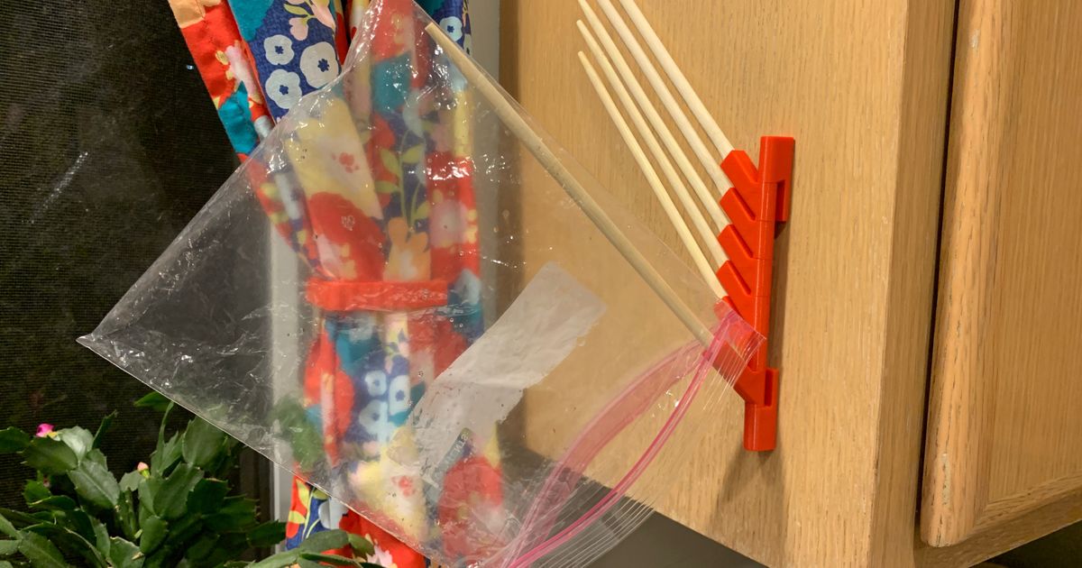 Plastic Bag Dryer v2 by xdcmx Download free STL model