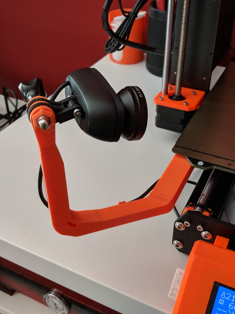 Prusa MK3 GoPro Mount Longer and Taller