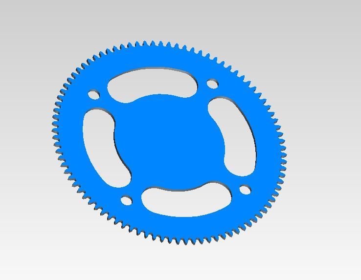 Scan-O-Tron Turntable v.2.0 Rear Sprocket