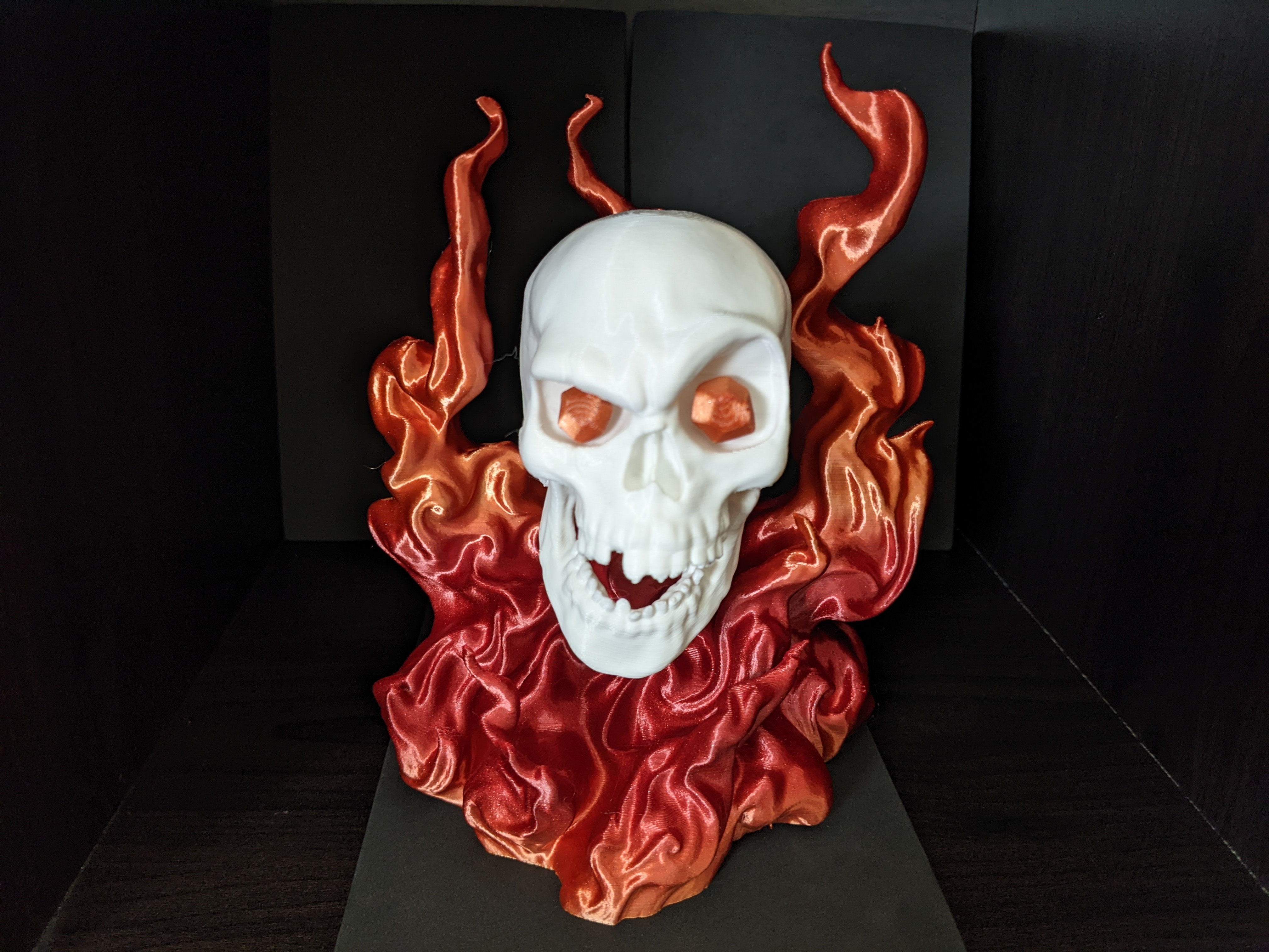 Flaming Skull