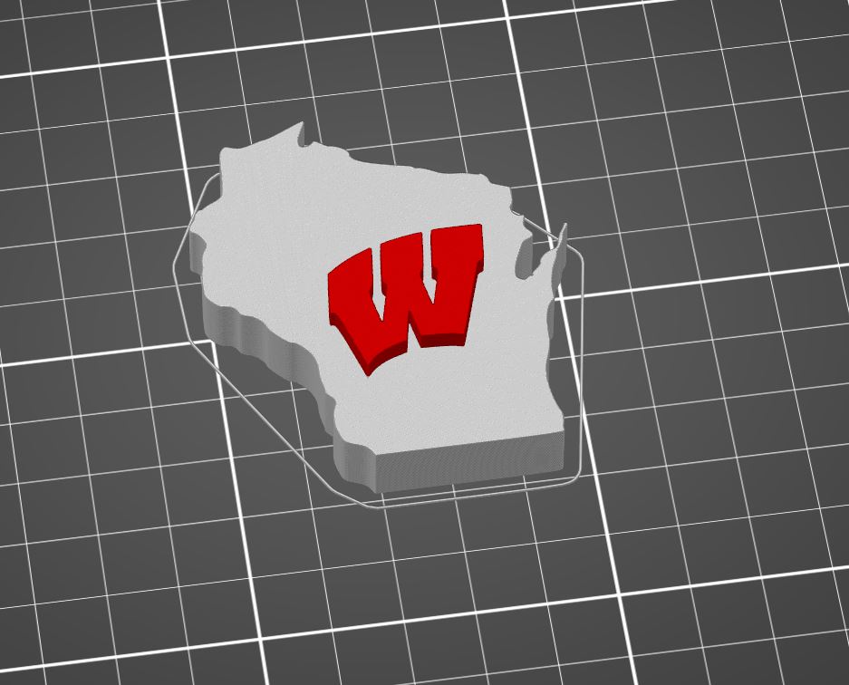 Wisconsin Badgers Fridge Magnet