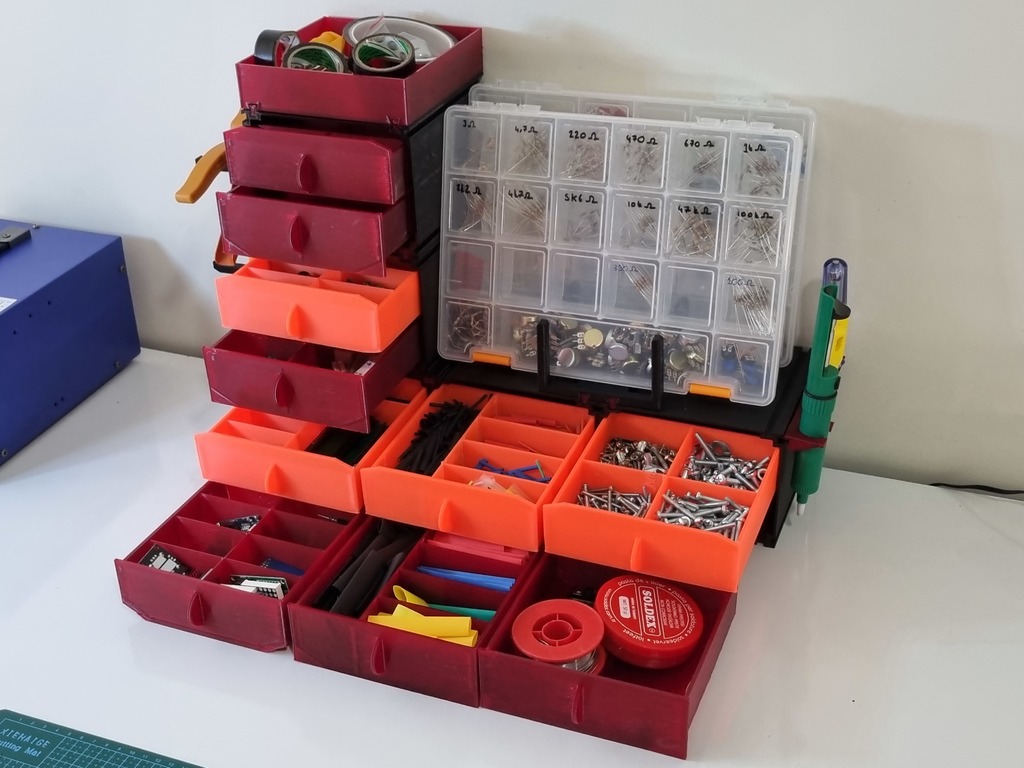 Miniatura 2 do modelo 3D Big Stackable Drawer