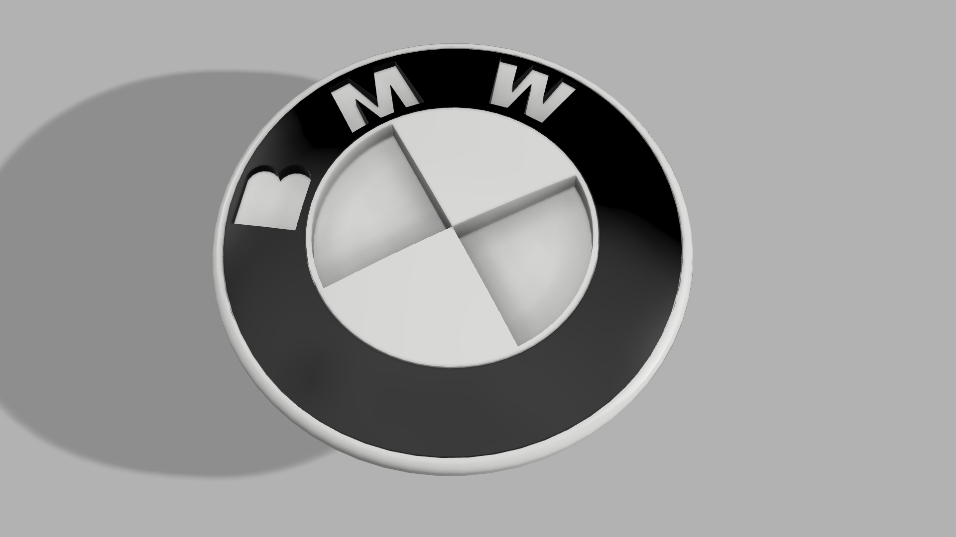 BMW Badge 82mm by Darius Curt | Download free STL model | Printables.com