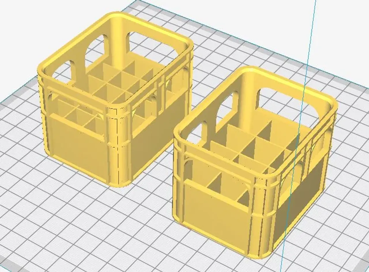 Beer Crate Battery Box AA Mignon Cells Stackable 3D Print File
