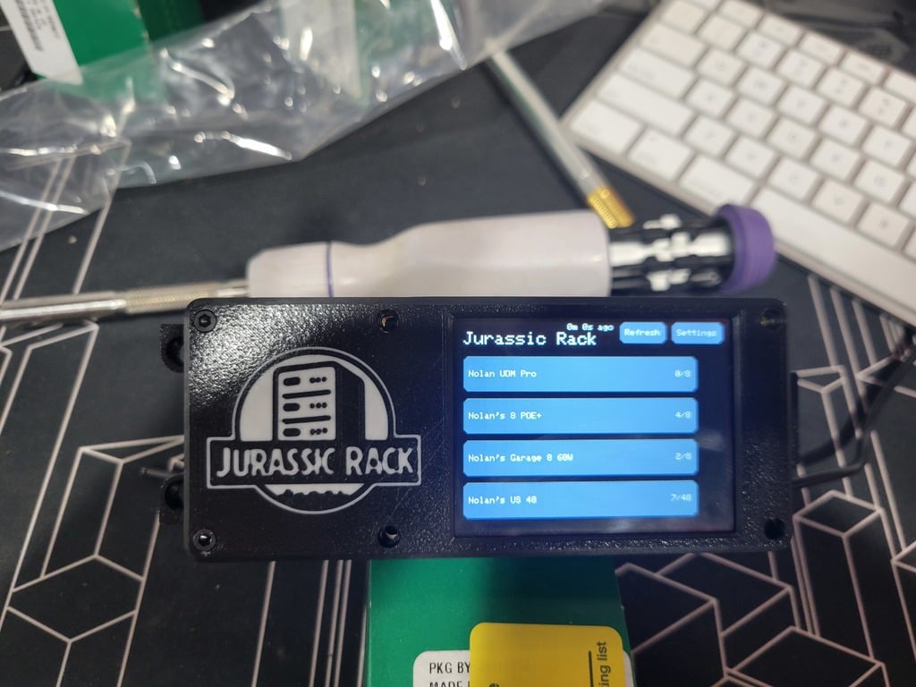 CYD ESP32 Panel 1U Starter Panel