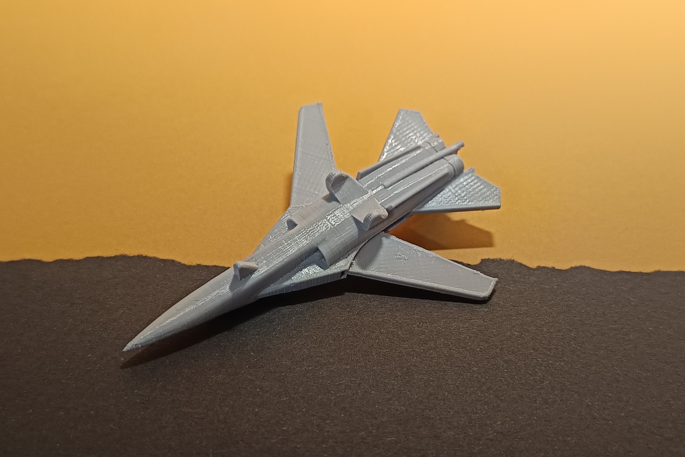 F-111 Aardvark print-in-place and articulated micro attack aircraft - full redesign — miniatura 6