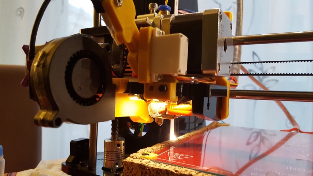 Extruder filament cooler for geeetech Prusa I3X