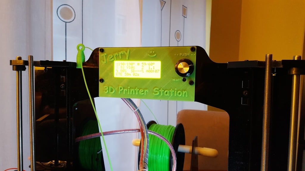Custom Display panel for Geeetech Prusa I3X