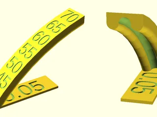 Customizable overhang test by SE | Download free STL model | Printables.com