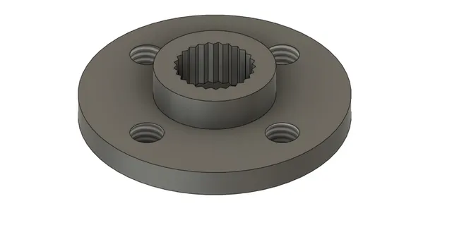 Servo horn round for 55G Servo (25T spline)