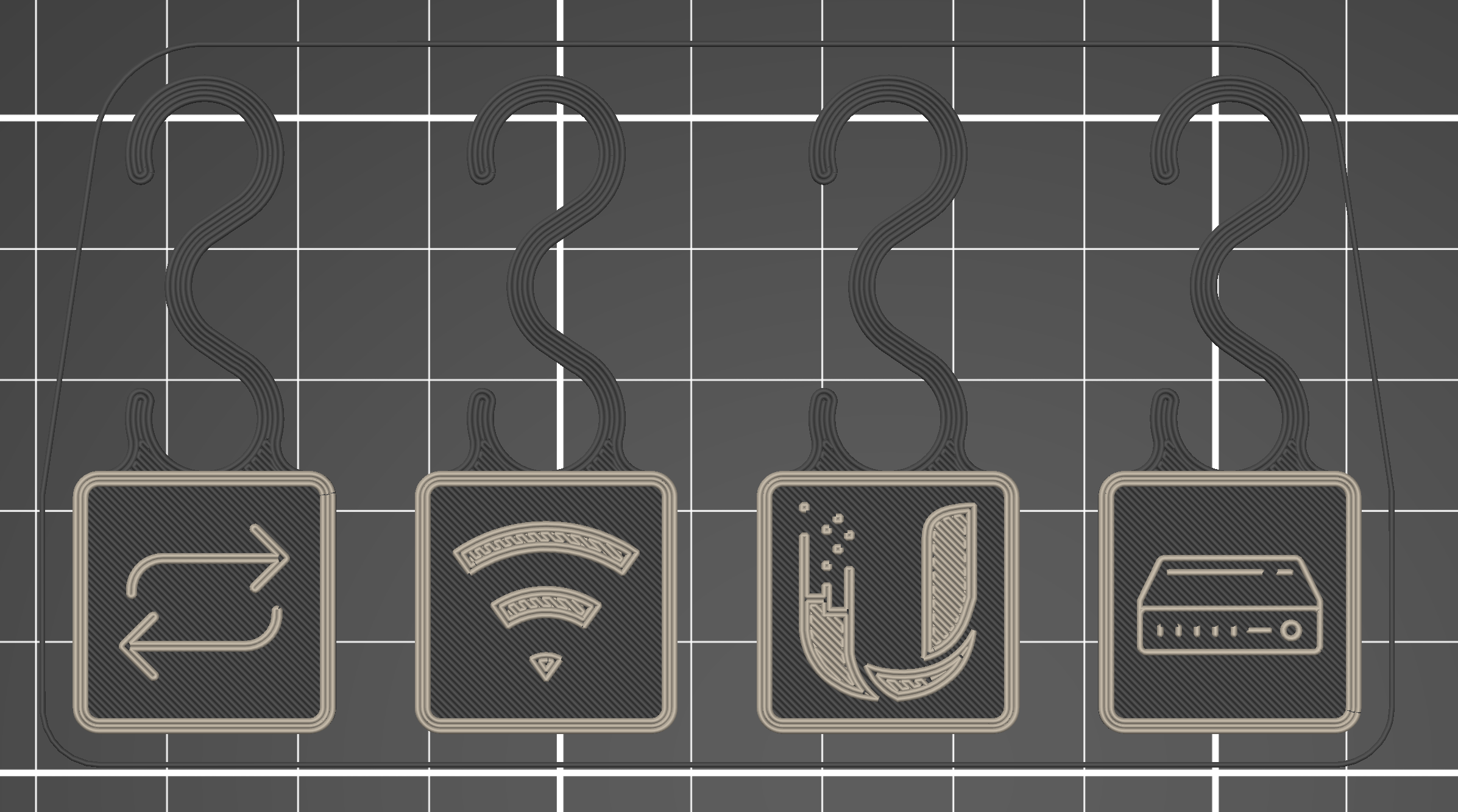 Cable Tag Set - Unifi / Wifi / Server / Switch