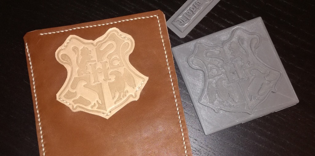 Hogwarts leather stamp by Fustopeloso | Download free STL model