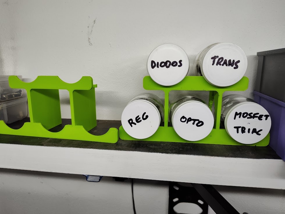 Organizador frascos