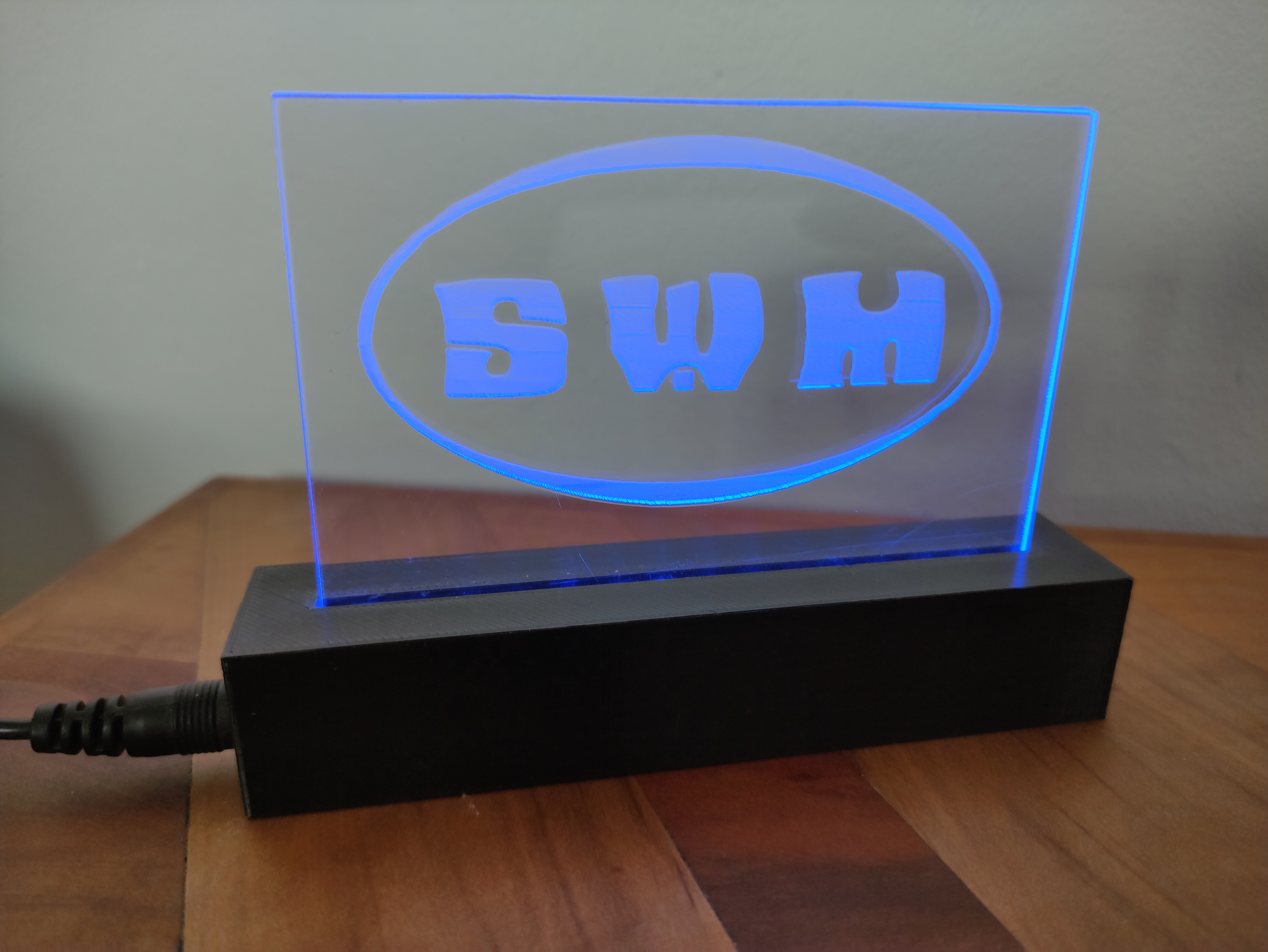 Picture frame LED-strip lamp