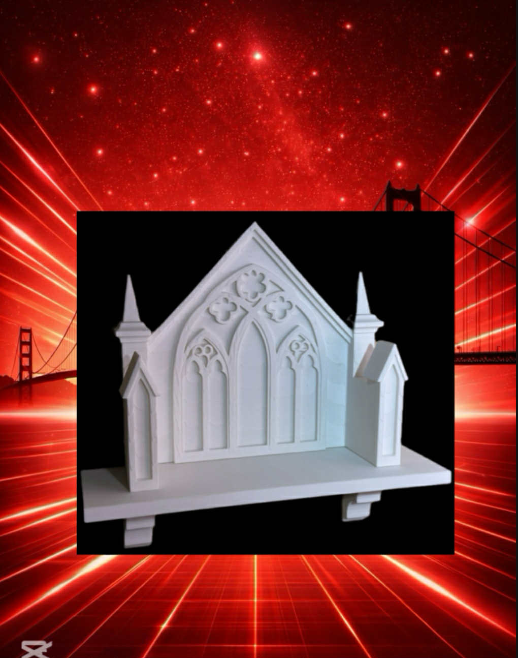 Gothic shelf