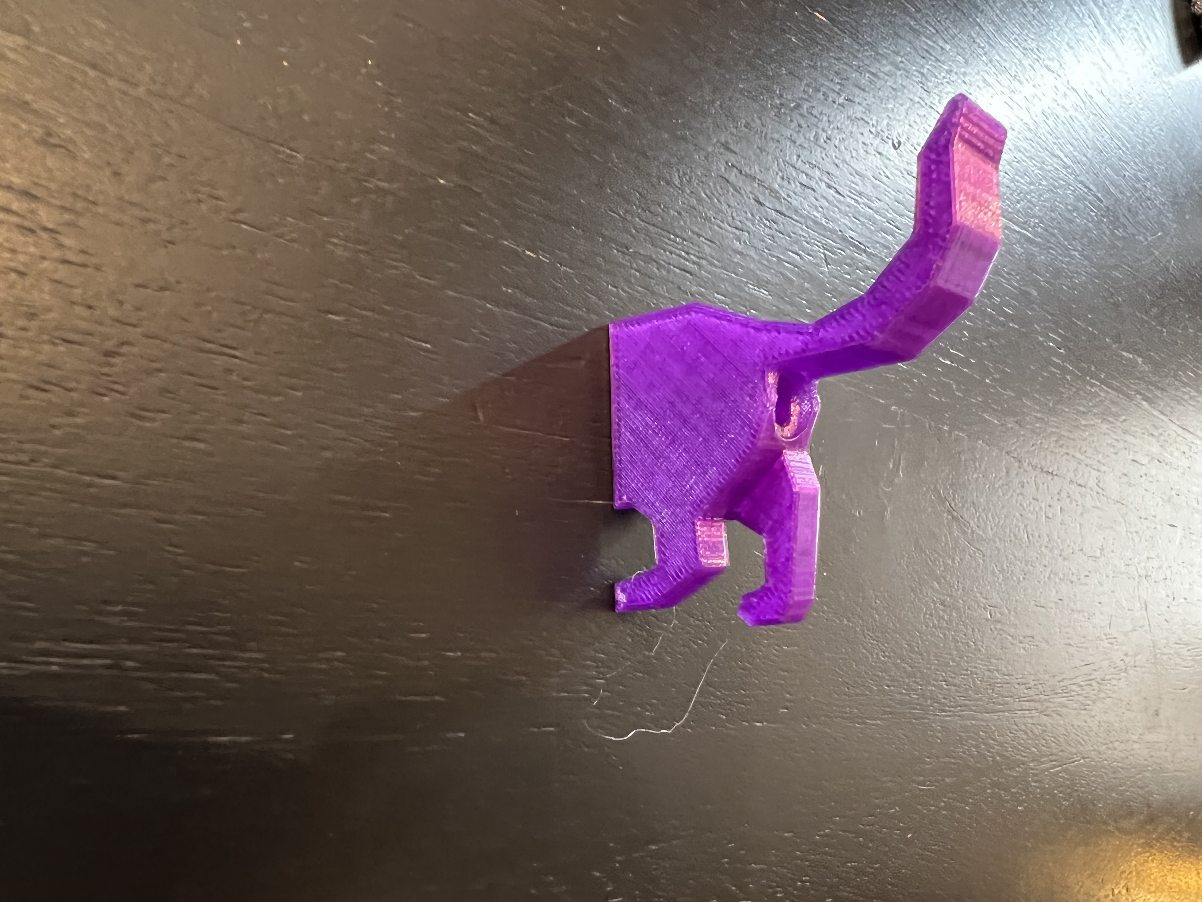 Miniatura 3 do modelo 3D Cat butt hook